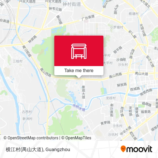 横江村(禺山大道) map