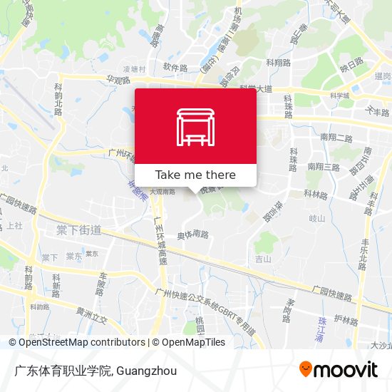 广东体育职业学院 map