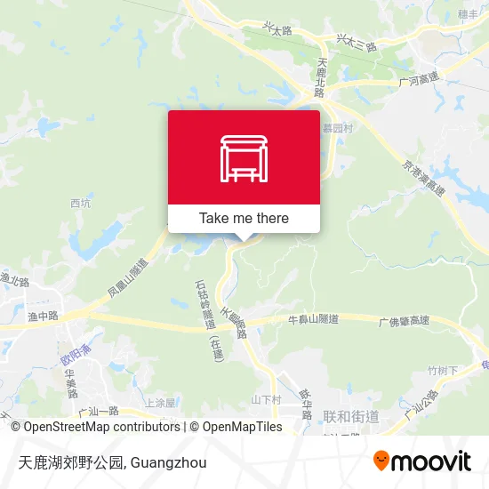 天鹿湖郊野公园 map