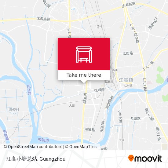 江高小塘总站 map