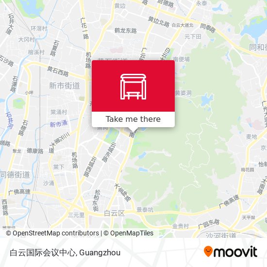 白云国际会议中心 map