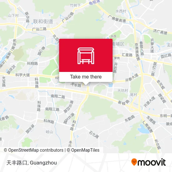 天丰路口 map