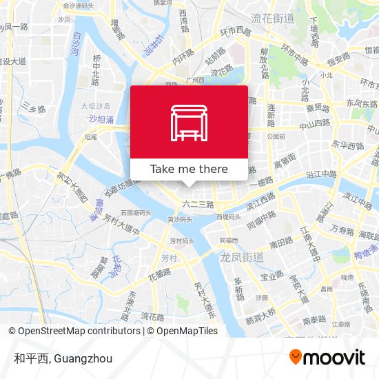 和平西 map
