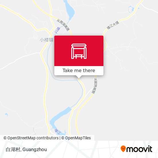 白湖村 map