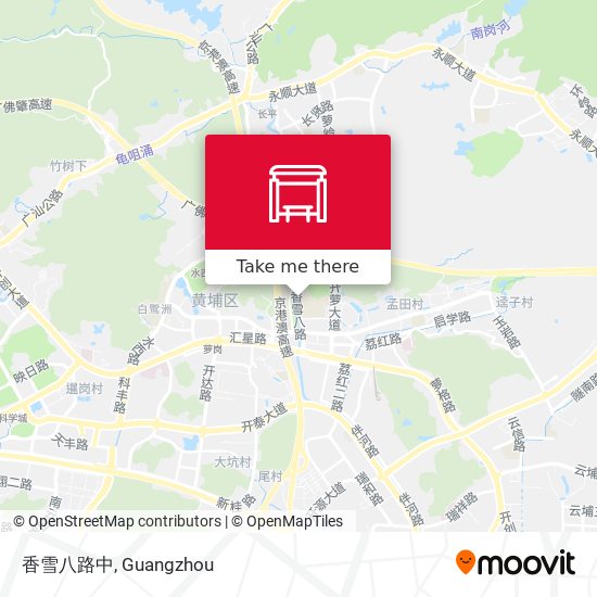 香雪八路中 map