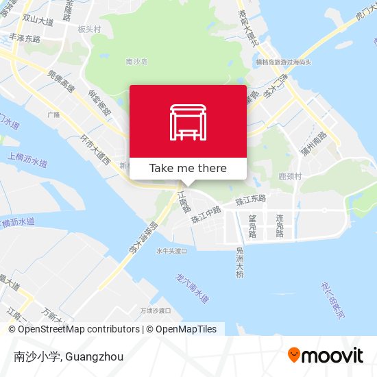 南沙小学 map