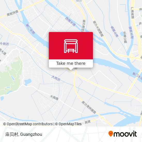 庙贝村 map