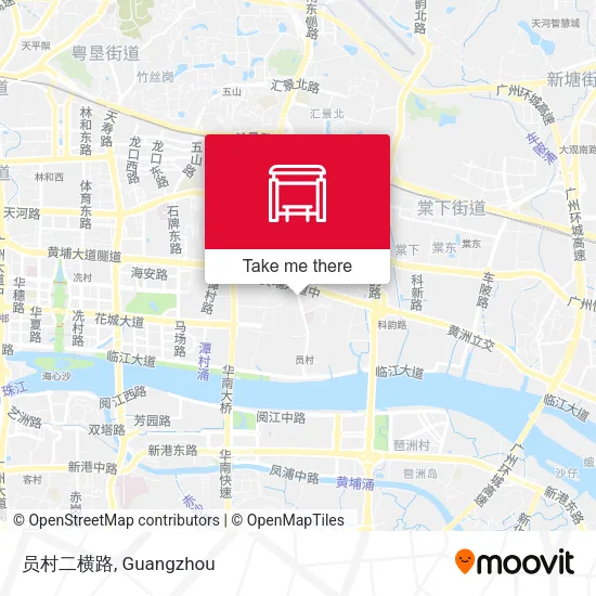 员村二横路 map