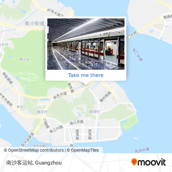南沙客运站 map