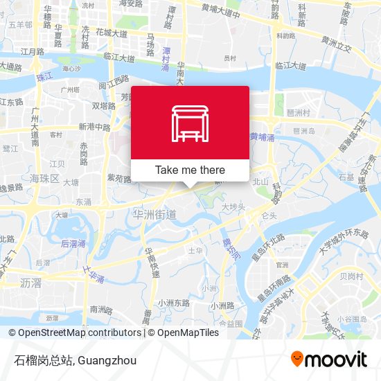 石榴岗总站 map