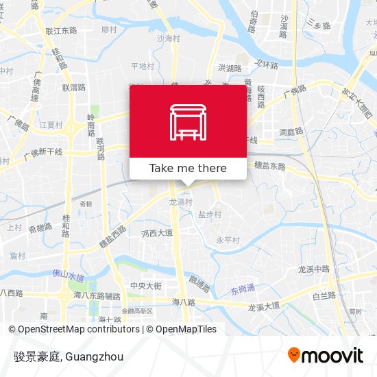 骏景豪庭 map