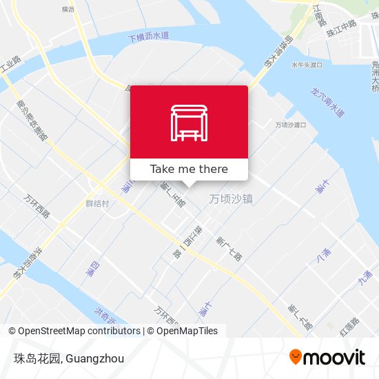 珠岛花园 map