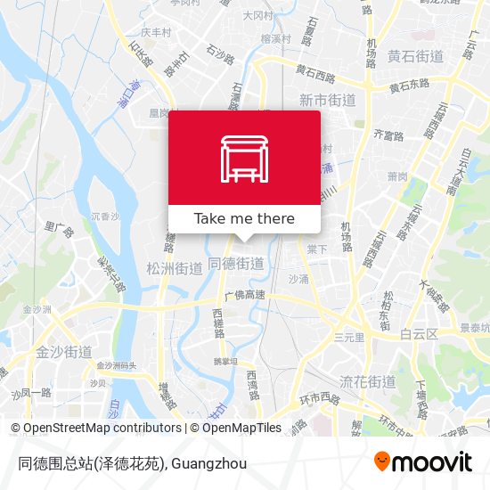 同德围总站(泽德花苑) map