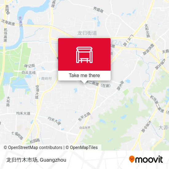 龙归竹木市场 map
