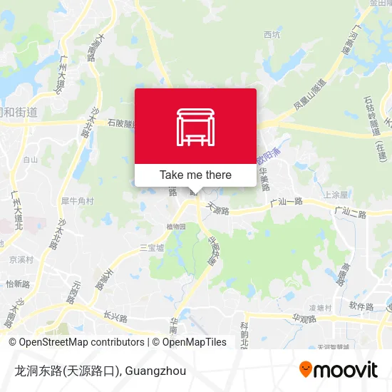 龙洞东路(天源路口) map