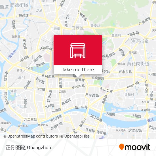 正骨医院 map