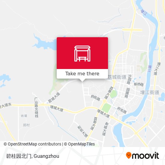 碧桂园北门 map