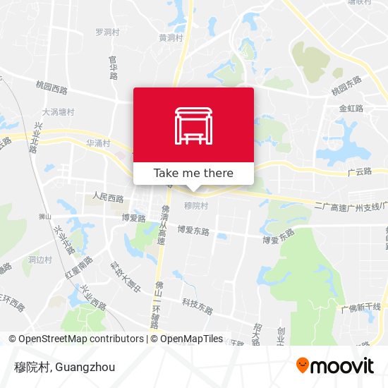 穆院村 map
