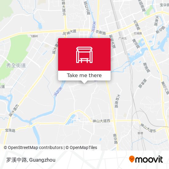 罗溪中路 map
