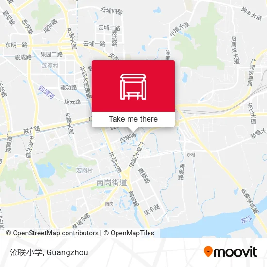 沧联小学 map