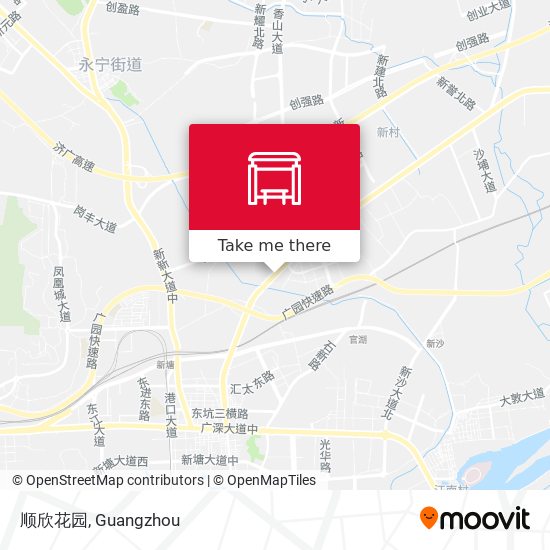 顺欣花园 map