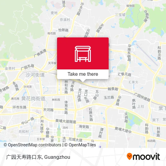 广园天寿路口东 map