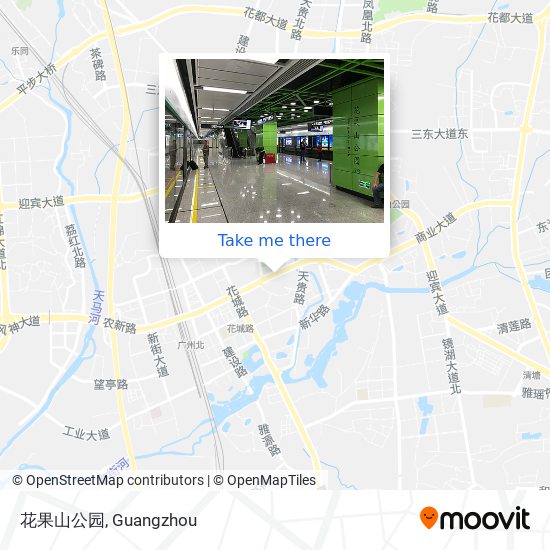 花果山公园 map