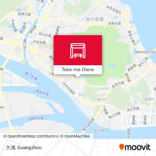 大涌 map