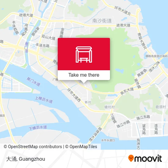 大涌 map