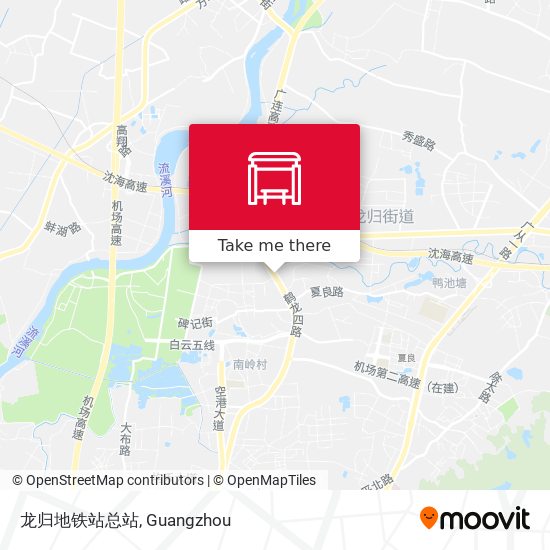 龙归地铁站总站 map
