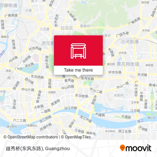 越秀桥(东风东路) map