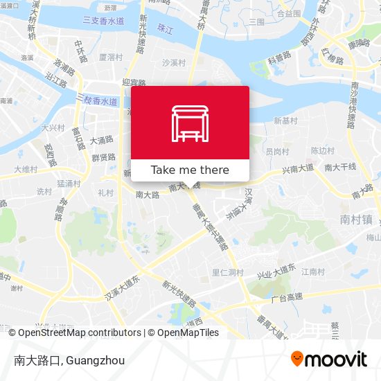 南大路口 map