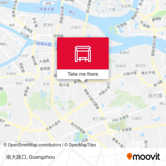 南大路口 map