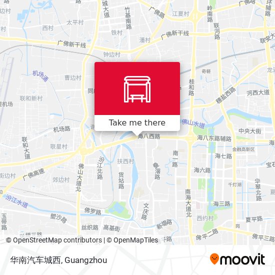 华南汽车城西 map