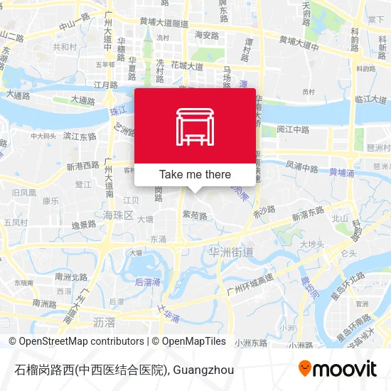 石榴岗路西(中西医结合医院) map