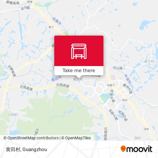 黄田村 map