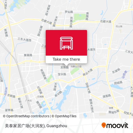美泰家居广场(大润发) map