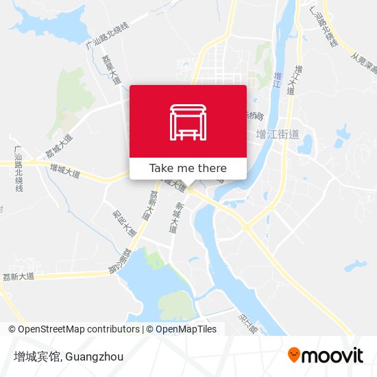 增城宾馆 map