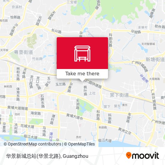 华景新城总站(华景北路) map