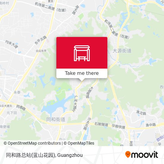 同和路总站(蓝山花园) map