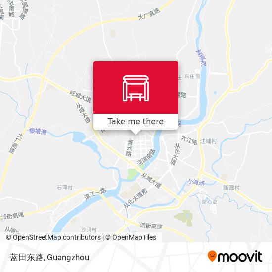 蓝田东路 map