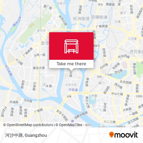 河沙中路 map