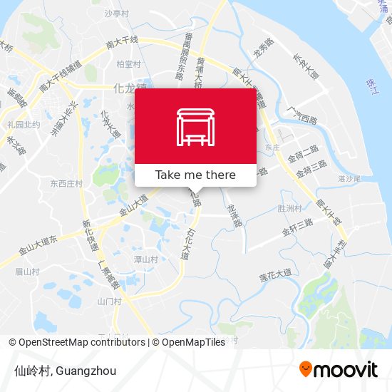 仙岭村 map