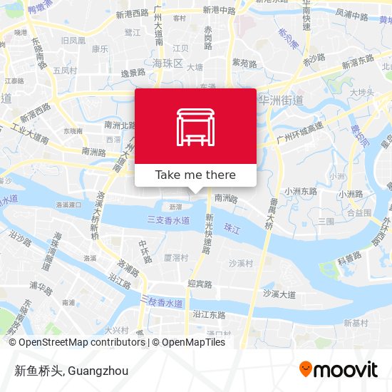 新鱼桥头 map