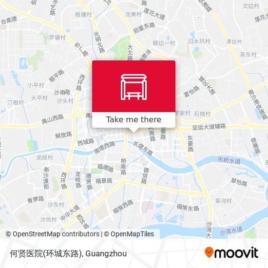 何贤医院(环城东路) map