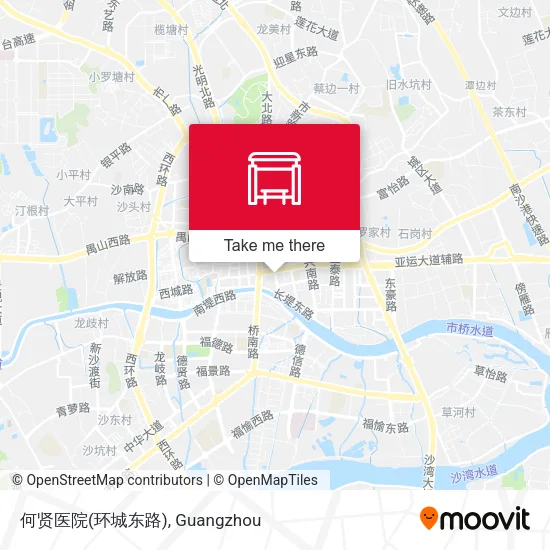 何贤医院(环城东路) map