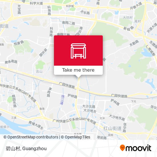 碧山村 map