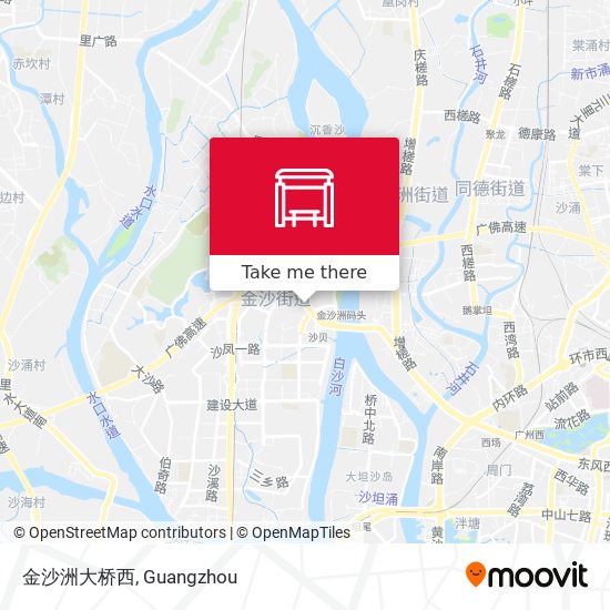 金沙洲大桥西 map