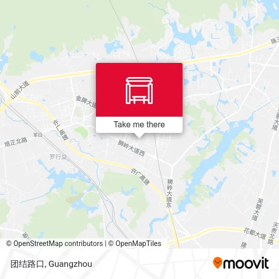 团结路口 map