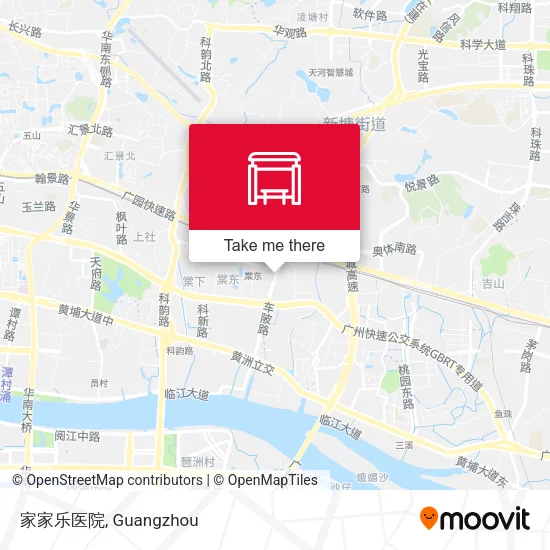 家家乐医院 map